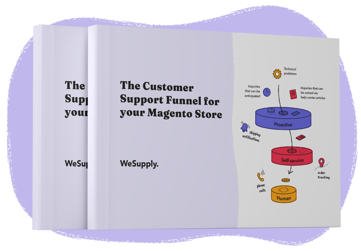 customer support funnel magento store cover mockup crop